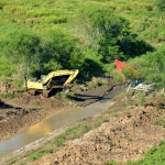 Inauguran la obra integral de desagües del Arroyo Santa Lucía que permitirá el drenaje de unas 130.000 hectáreas 4 LimpiezaArroyoSantaLucía