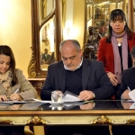 Presentación carrera obstetricia y firma de convenio 1