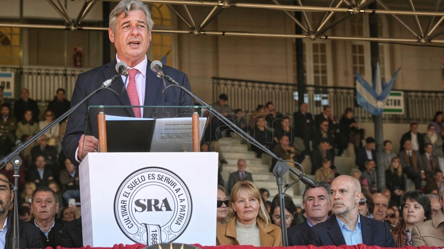 Nicols Pino presidente de la Sociedad Rural Argentina Foto Pepe Mateos