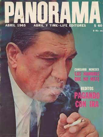 Todo un personaje Meneses fue tapa de revistas de actualidad