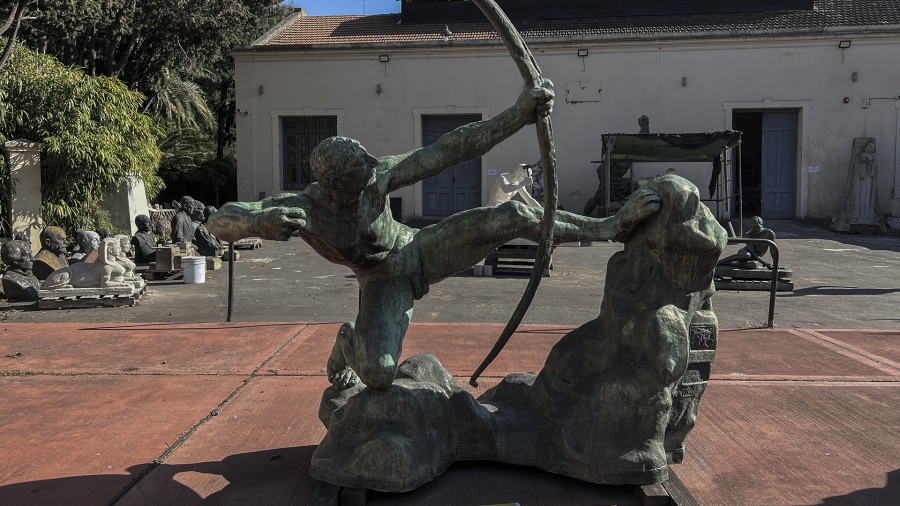 Heracles el arquero del escultor francs mile Antoine Bourdelle Foto Victoria Egurza