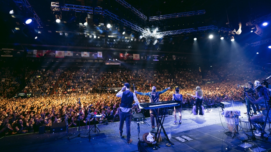 La orquesta ratific que lo suyo no es mera copia de modismos y ritmos Foto Caro Padece