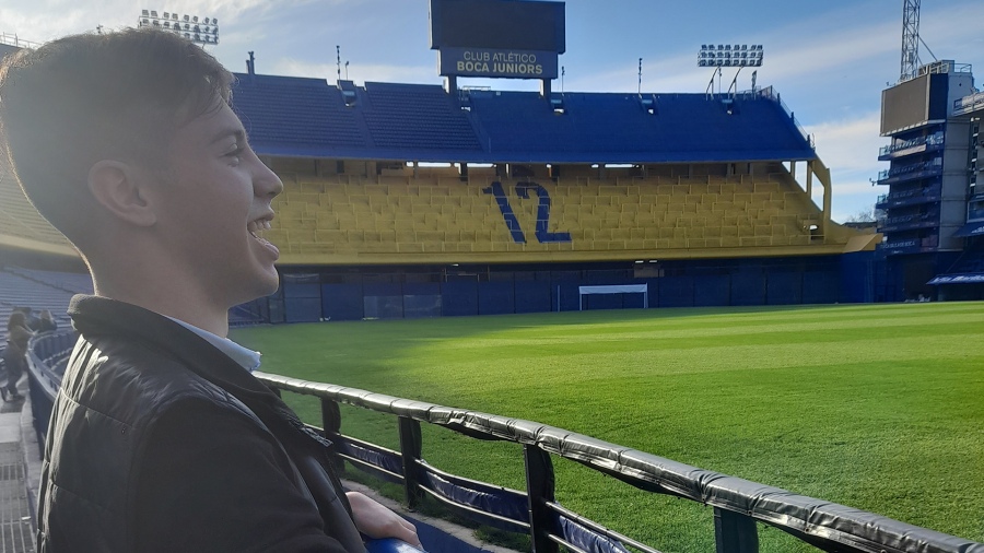 Alexis en La Bombonera El periodismo es mi cable a tierra expresa