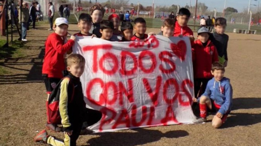 Los otros nenes del plantel eligieron seguir jugando con Paula Foto Club Cauelas 