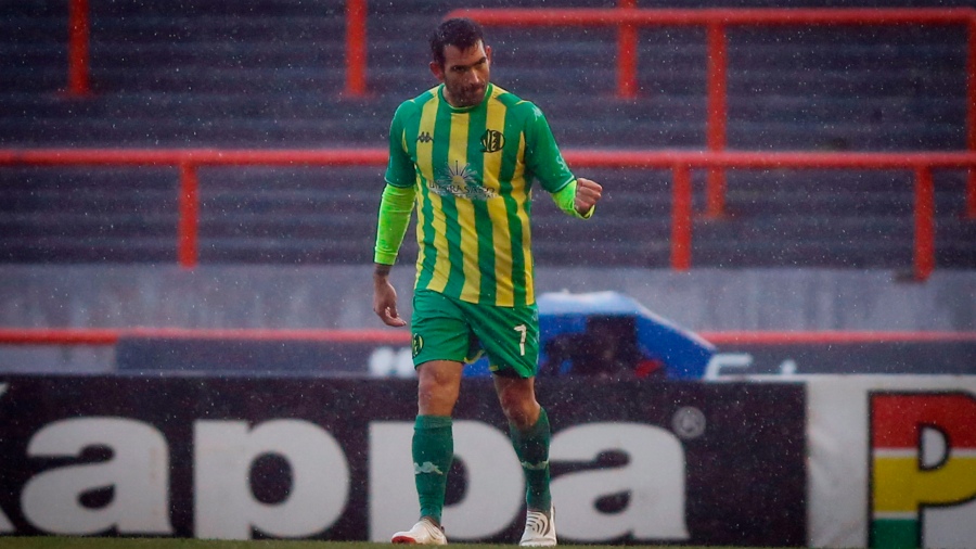 Martn Cauteruccio el goleador de la tarde marplatense autor de dos goles Foto Diego Izquierdo