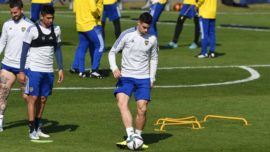 El entrenamiento de Boca foto Daniel Dabove 