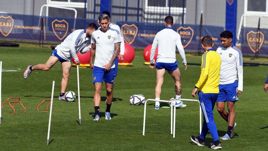 El entrenamiento de Boca foto Daniel Dabove 