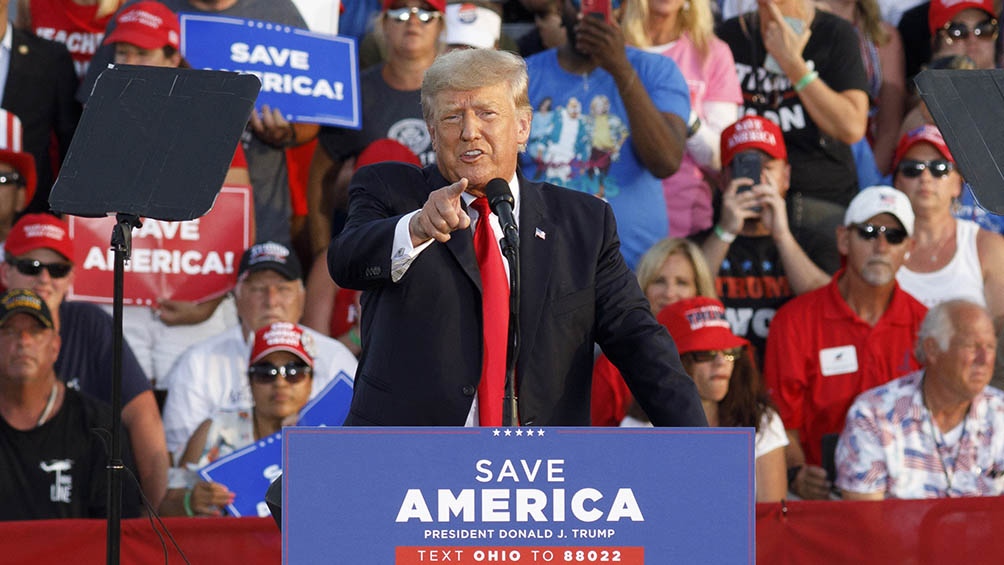 El expresidente se prepara para lanzar su campaa para 2024 Foto AFP