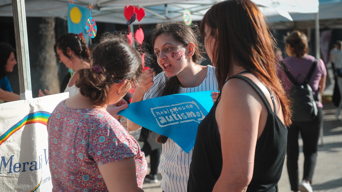 Plaza de Mayo kermesse inclusiva ANDIS Foto Sille Cris