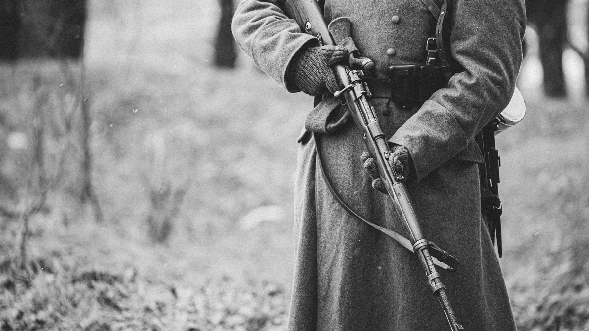 Un combatiente de la Segunda Guerra Mundial Foto 123RF