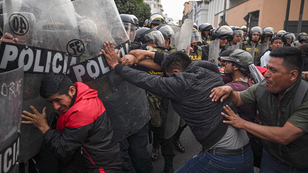 Durante los ltimos das se sudecen las manifestaciones y crece la represin Foto AFP 