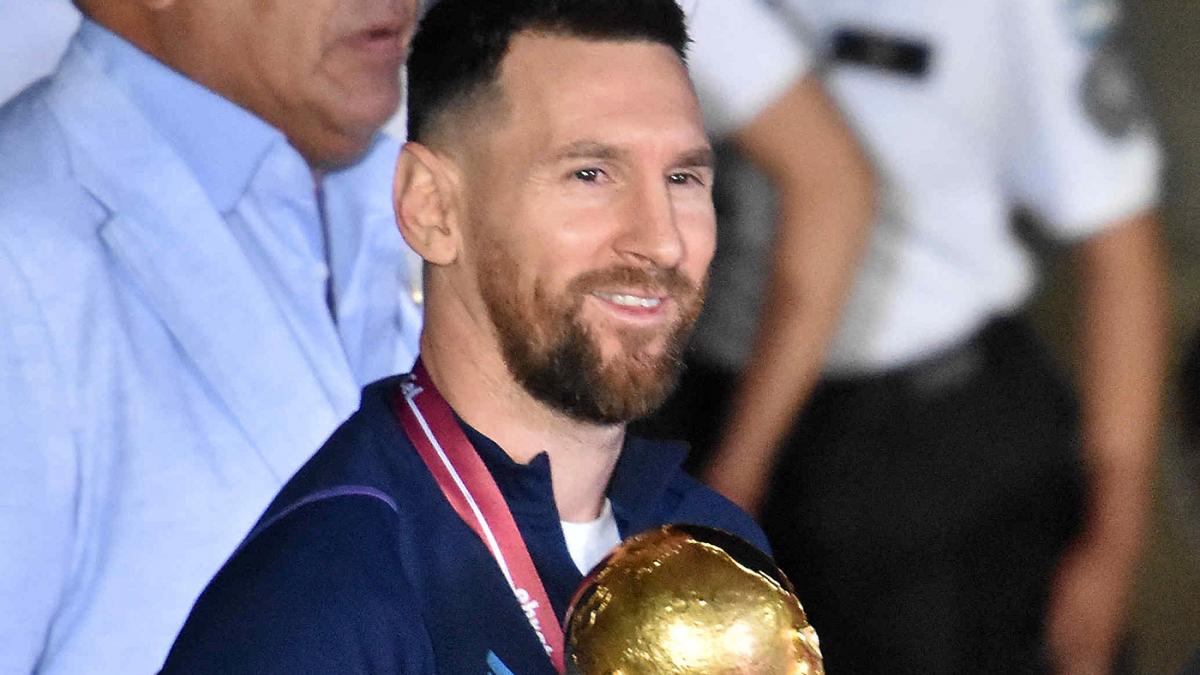 Messi y la Copa Foto Alfredo Luna