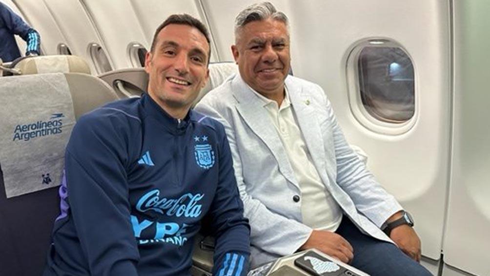 Scaloni viaj hacia Espaa ya que tiene su residencia en Mallorca