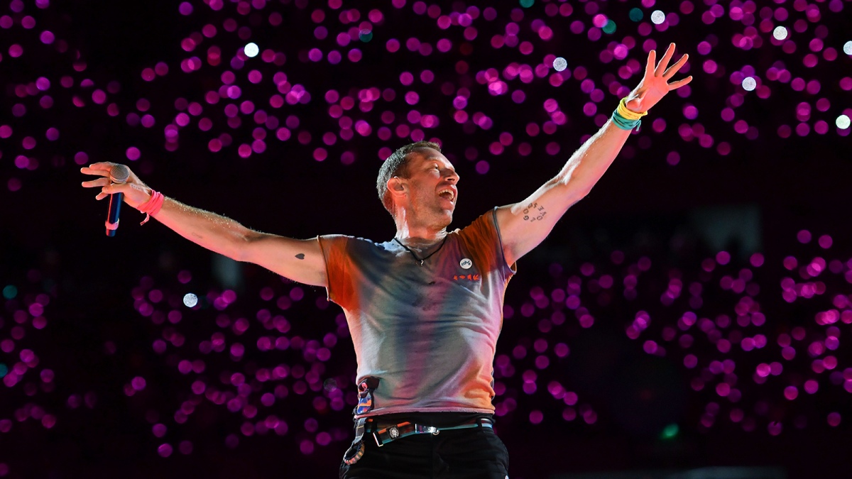 Coldplay en el estadio de River Plate Foto Alfredo Luna