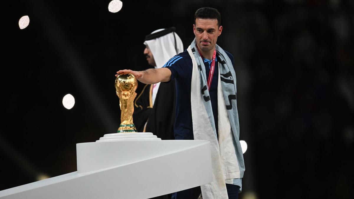 Scaloni y la Copa del Mundo Foto Fernando Gens