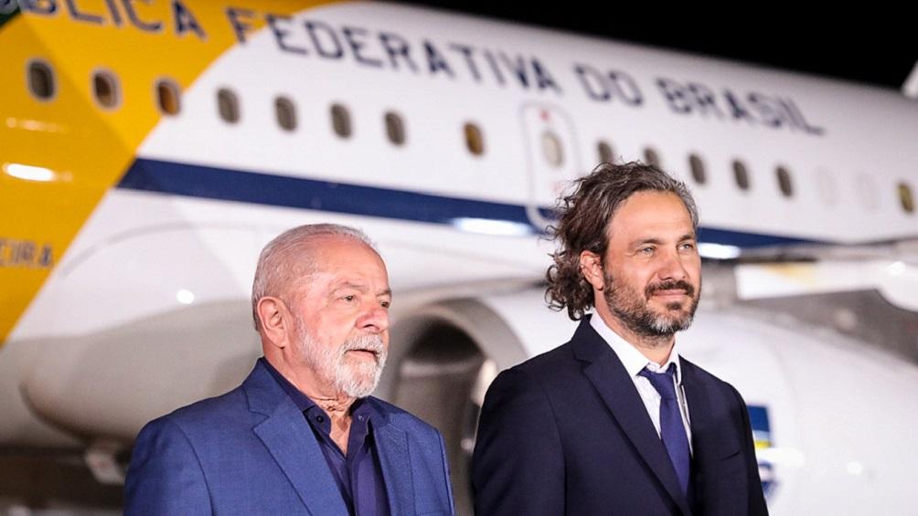 El Presidente brasileo ya se encuentra en Buenos Aires Foto Prensa Cancilleria