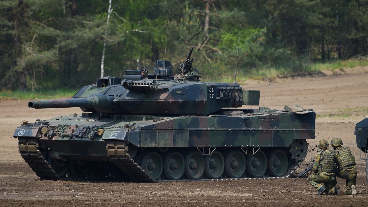 Tanque Leopard alemn Foto AFP