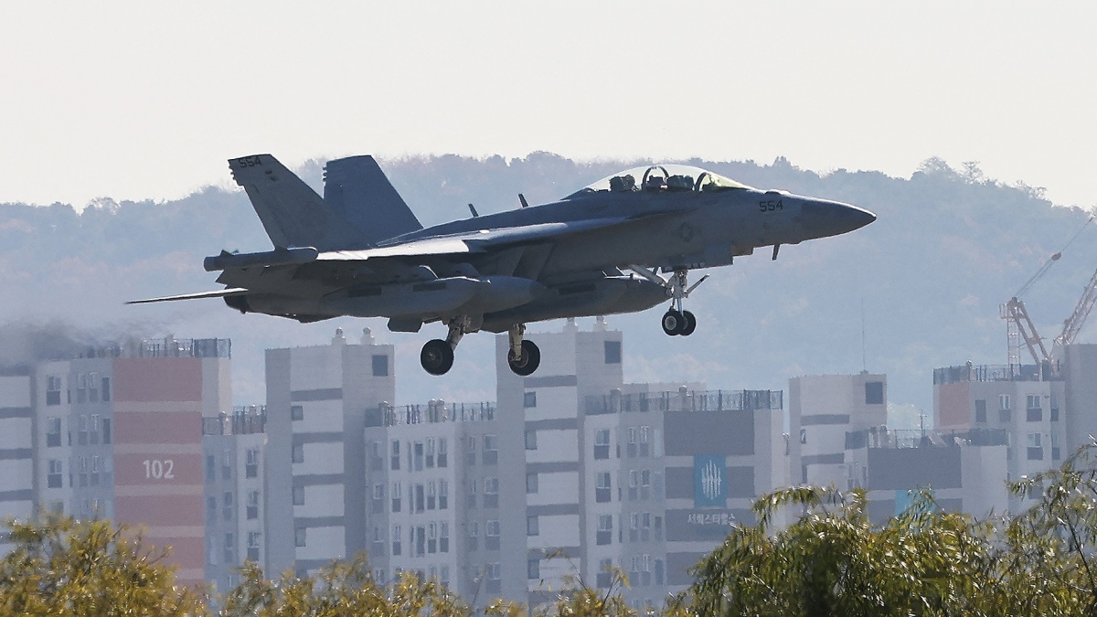 Aviones de caza de Corea del Sur Foto AFP