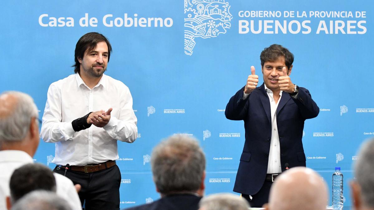 Axel Kicillof y Carlos Bianco Foto Eva Cabrera