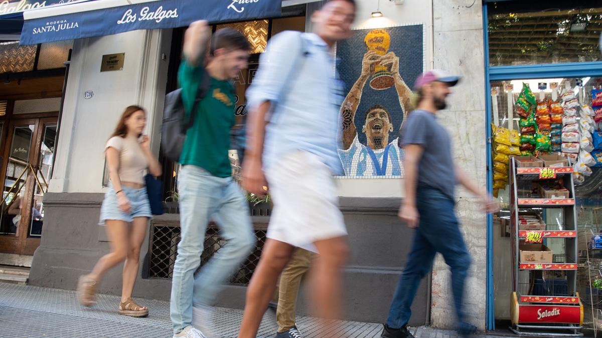 Desde que Argentina logr su tercera Copa del Mundo las paredes de todo el pas alojaron distintos homenajes Foto Lara Sartor
