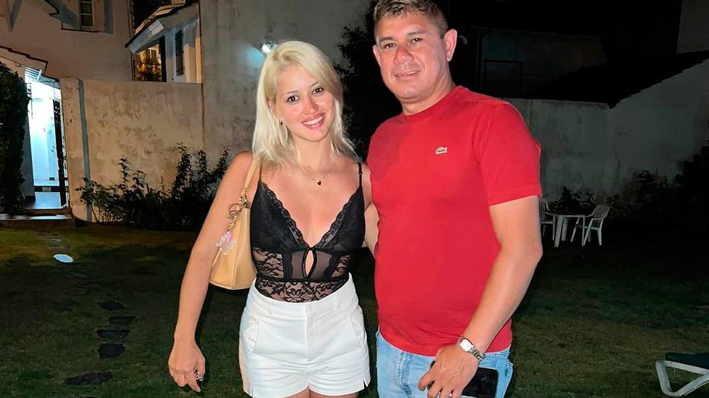 Ayala junto a su supuesto asesino Esteban Rojas 