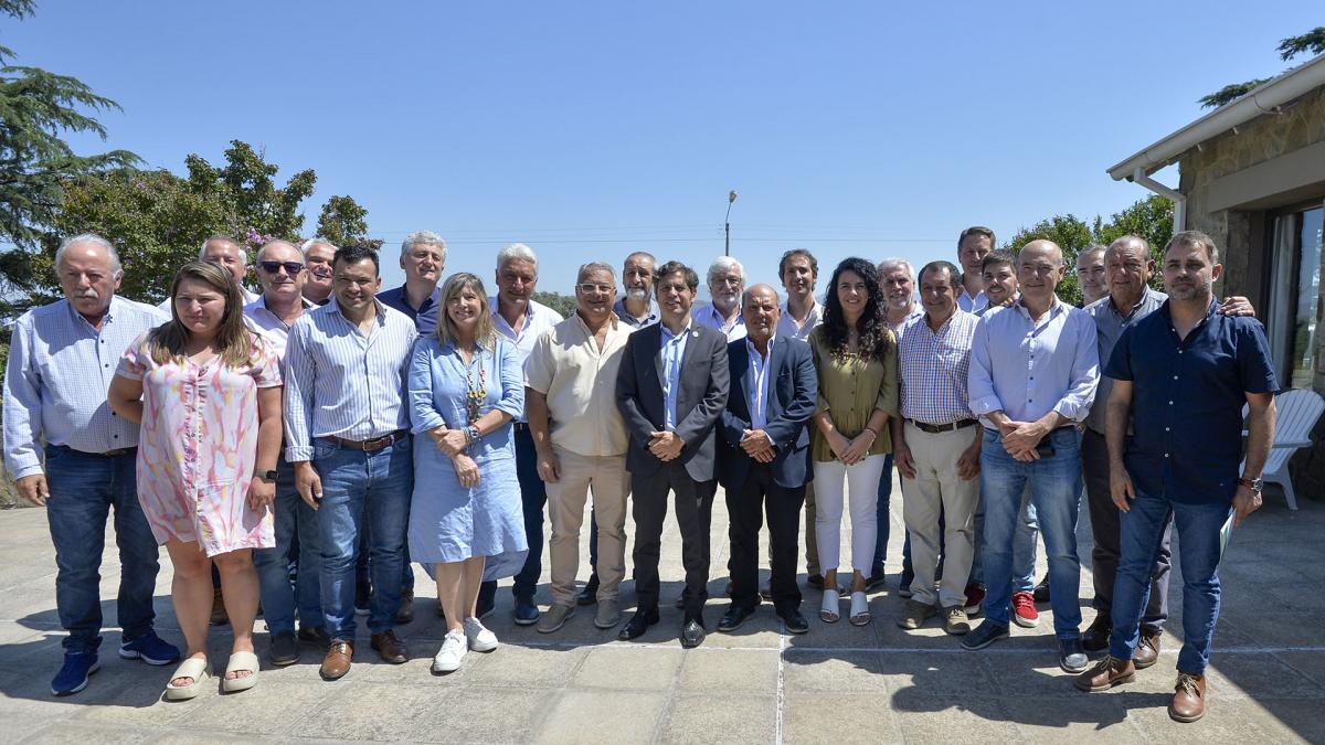 El gobernador recorre las instalaciones de un nuevo parque industrial en la zona de Tornquist Foto kicillof