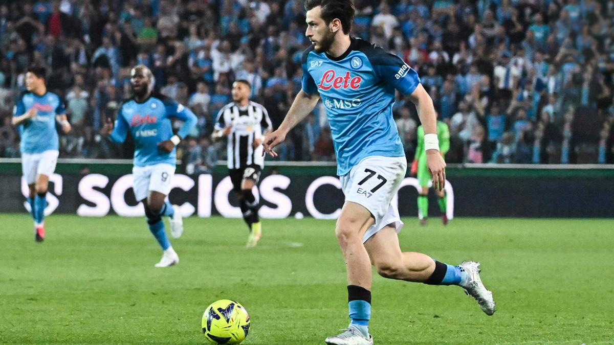 Khvicha Kvaratskhelia Napoli Foto AFP
