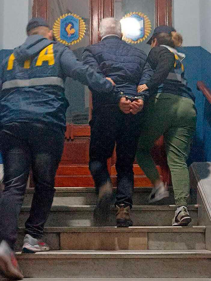 La detencin de Carlos Miguel Daz Vlchez fue concretada por detectives de la Divisin Homicidios de la Polica Federal Argentina PFA
