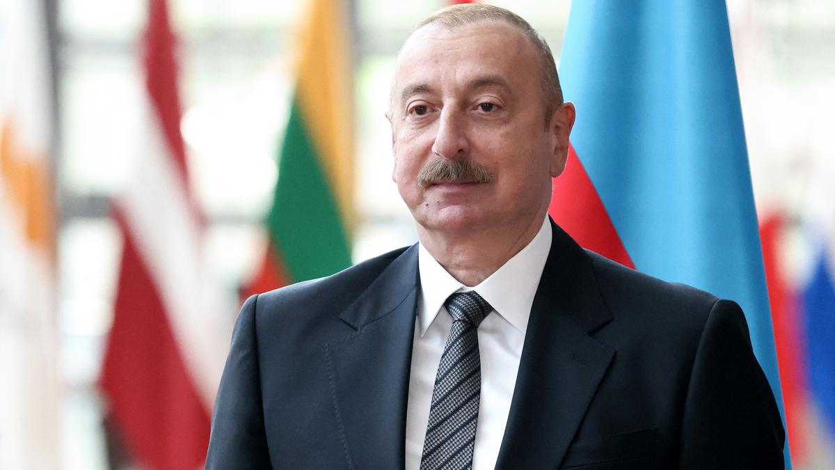 Ilham Aliyer presidente de Azerbaiyn Foto AFP