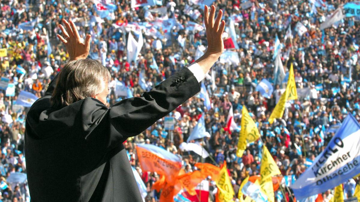 Acto en Mendoza 25 de mayo de 2007 Foto Presidencia de la Nacin