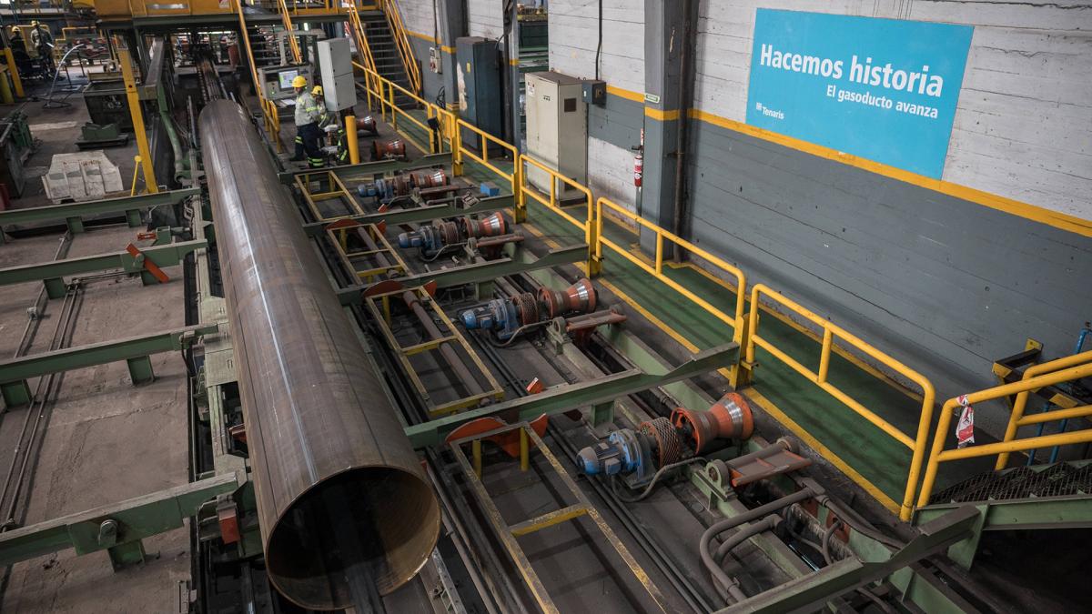 En la planta de Valentn Alsina se fabrican tubos con costura para proyectos que requieren altos niveles de calidad y confiabilidad Foto TW