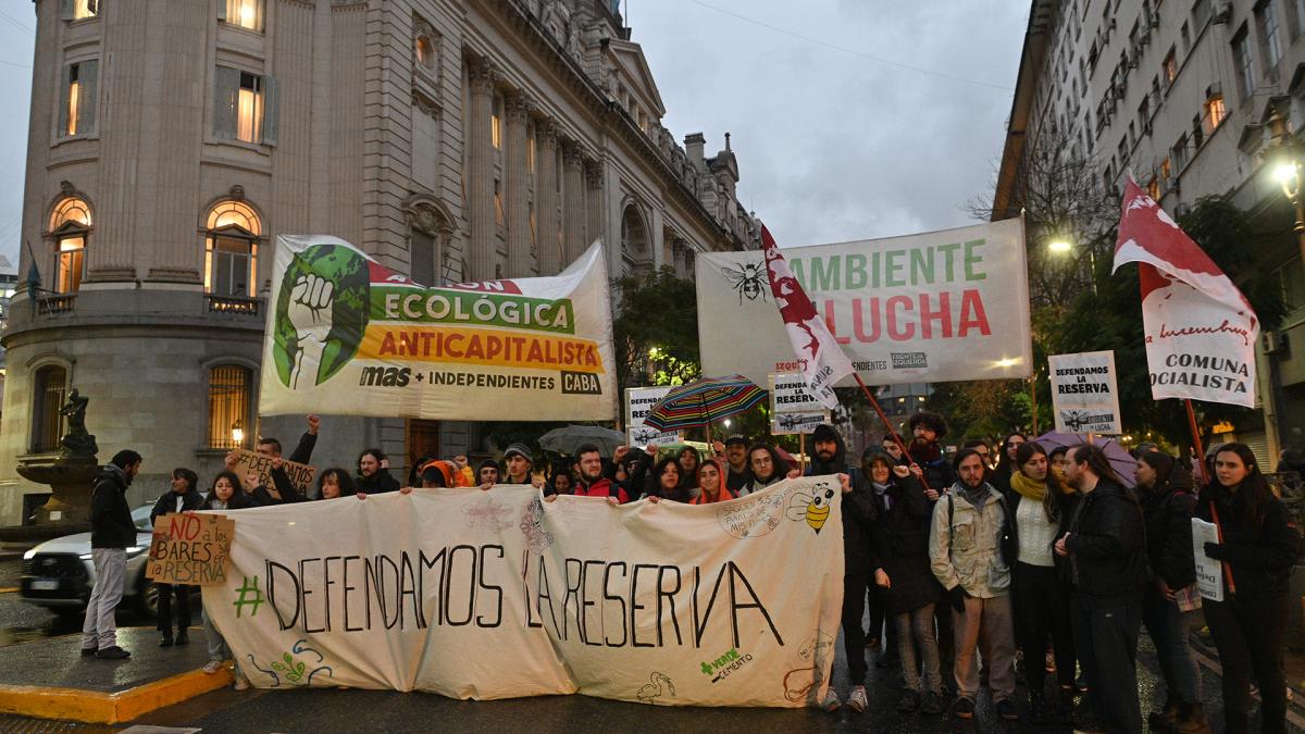 Estudiante de biologa Sabemos que el plazo de finalizacin es en agosto por lo que entendemos que es una obra en clave electoral Foto Victoria Gesualdi