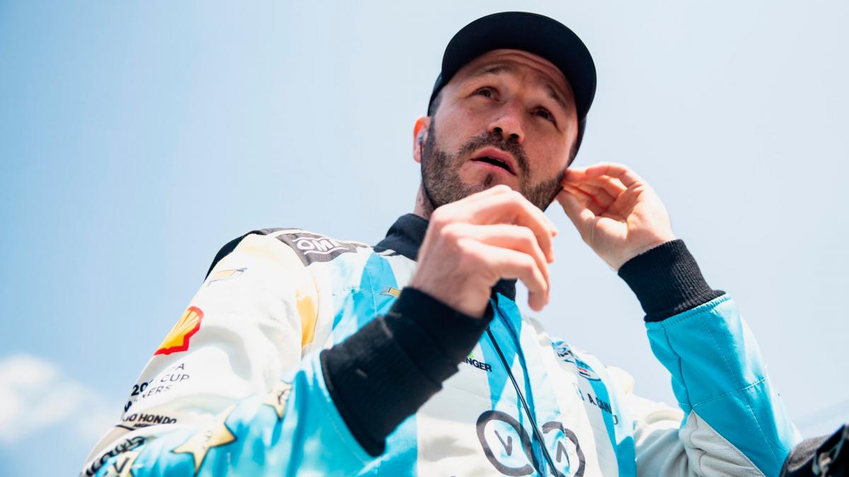 Agustn Canapin protagonista como novato en la IndyCar Foto TWjuncoshollinger 