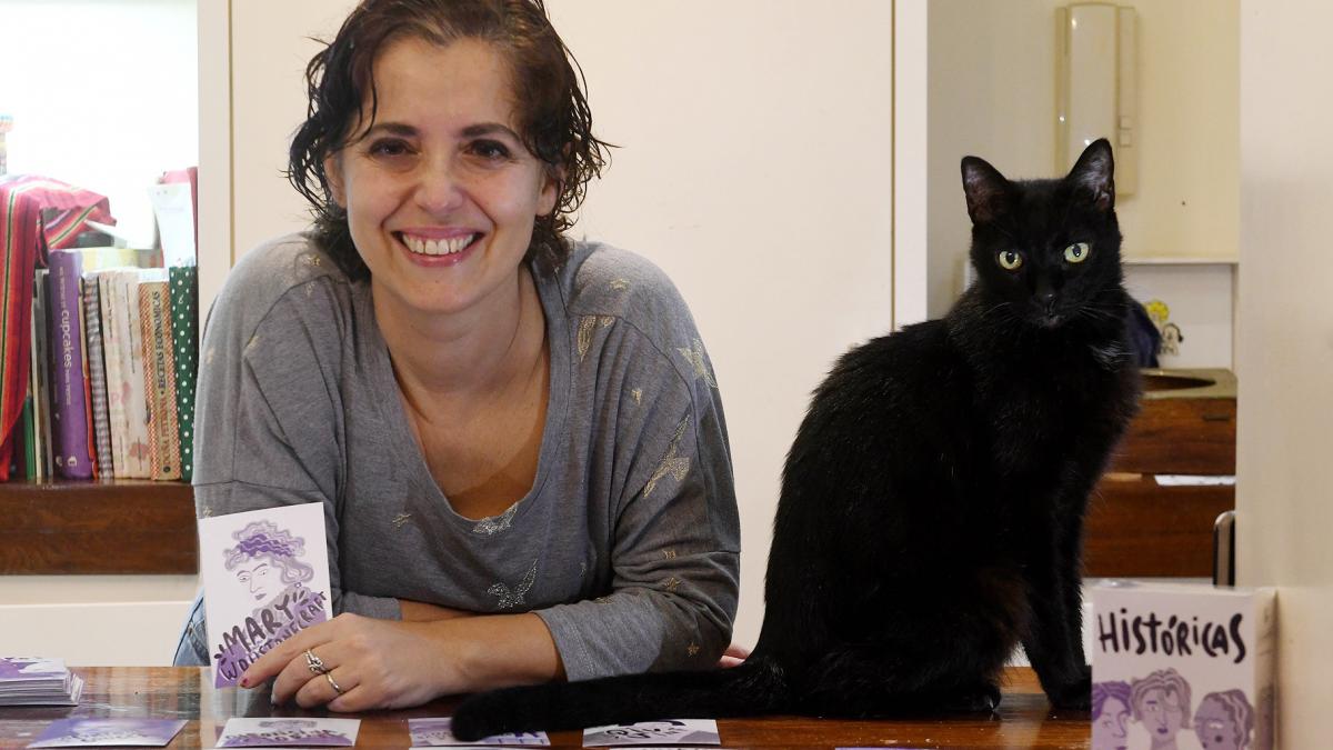 Georgina Sticco una de las creadoras de este juego Foto Daniel Dabove