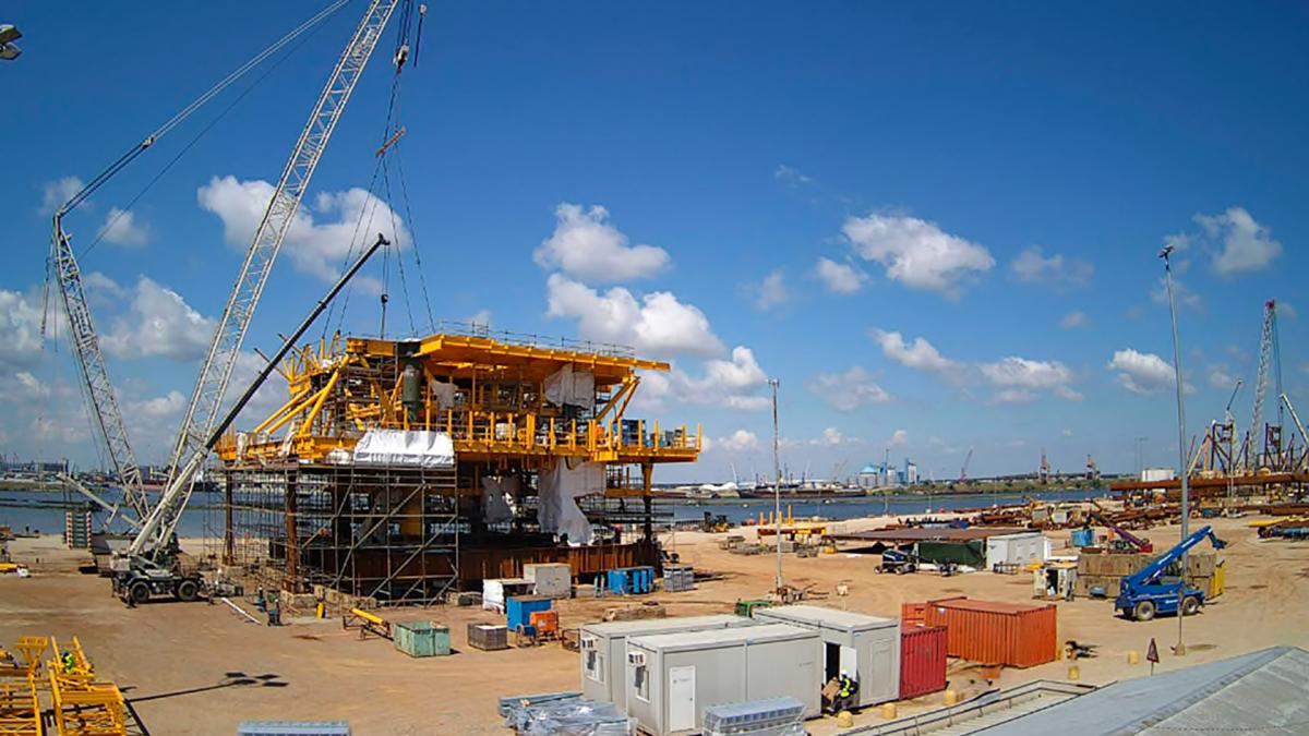 Wintershall Dea lleva adelante el proyecto gasfero Fnix frente a las costas de Tierra del Fuego con sus socias Total y Pan American Energy Foto Archivo