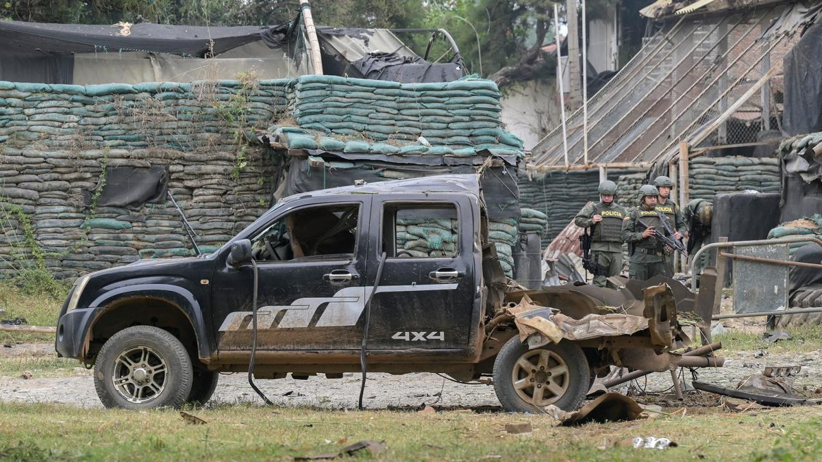 Hace das el EMC se atribuy un atentado con un coche bomba que dej dos personas muertas ambas civiles Foto archivo AFP