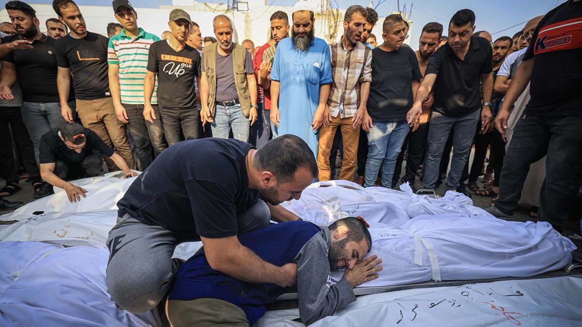 Biden pidi a Netanyahu ser extremadamente cuidadoso en que los ataques no afecten a civiles Foto AFP