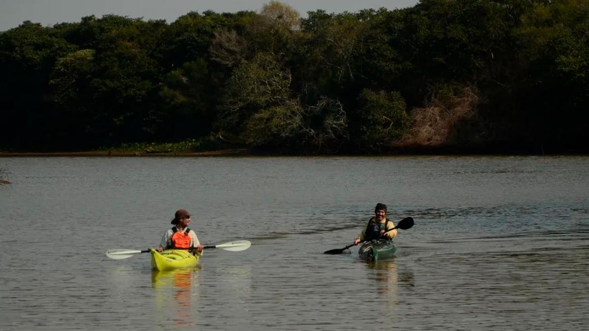 El nuevo espacio natural se puede recorrer en kayak y tambin por senderos naturales de singular belleza Foto Prensa Gobierno Entre Ros