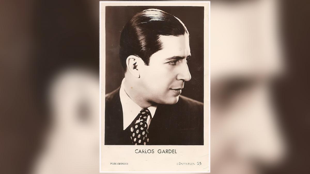 Carlos Gardel el dolo mximo del tango y por cuya fecha de nacimiento se celebra el Da Nacional de ese gnero Foto Archivo