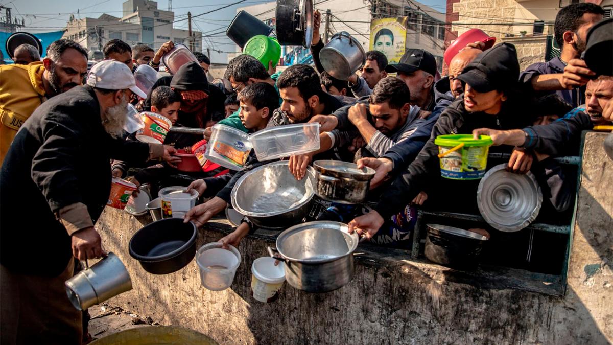 La ONU advirti que una cuarta parte de la poblacin de Gaza est muriendo de hambre bajo el asedio israel Foto AFP