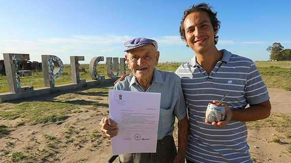 En 2020 fue distinguido como Embajador Cultural y Turstico de su tierra Foto Luciana Granovsky