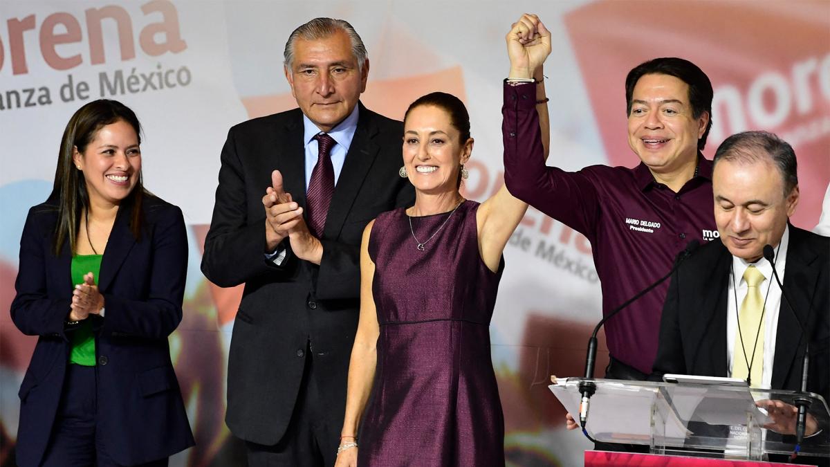 Claudia Sheinbaum la candidata oficialista a suceder a Lpez Obrador Foto AFP