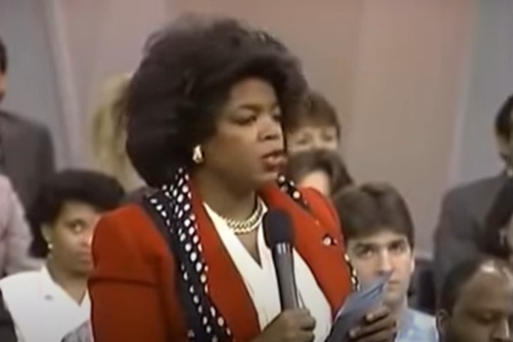 Oprah Winfrey en la mencionada entrevista. Foto: YouTube