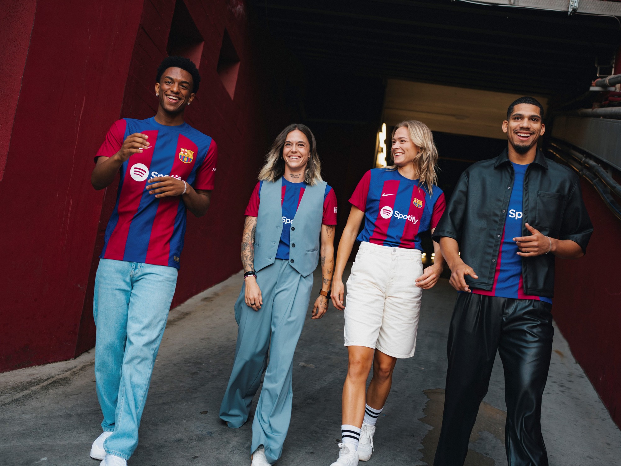 Spotify llegó a la camiseta de Barcelona. Foto: EFE/Barcelona. 