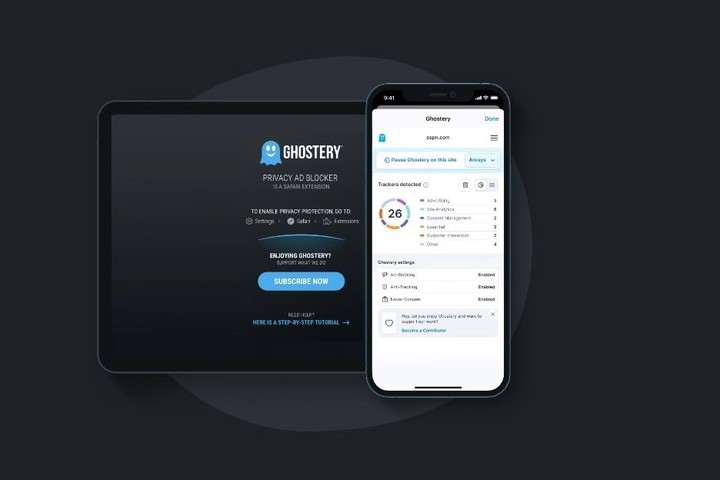 Ghostery es una extensión del navegador que avisa cuando uno es rastreado.