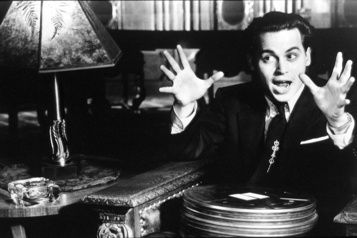 Johnny Depp es Ed Wood en el primer éxito de Tim Burton.