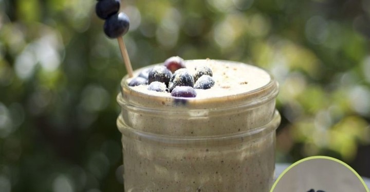 Batido de ciruela, chía y manzana para el intestino.