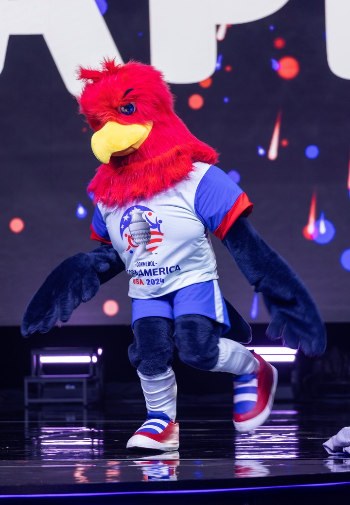 Capitán, la mascota de la Copa América 2024. Foto EFE