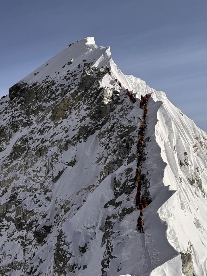 Muchos cuerpos se encuentran en la llamada "zona de la muerte", donde el bajo nivel de oxígeno aumenta el riesgo para la salud. Foto: archivo