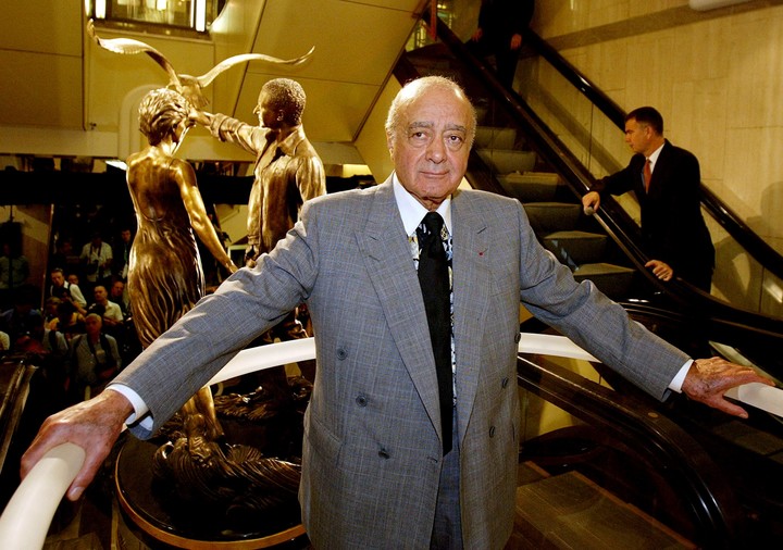 Mohamed Al Fayed, el empresario nacido en Egipto, que murió el año pasado a los 94 años. Foto: Reuters